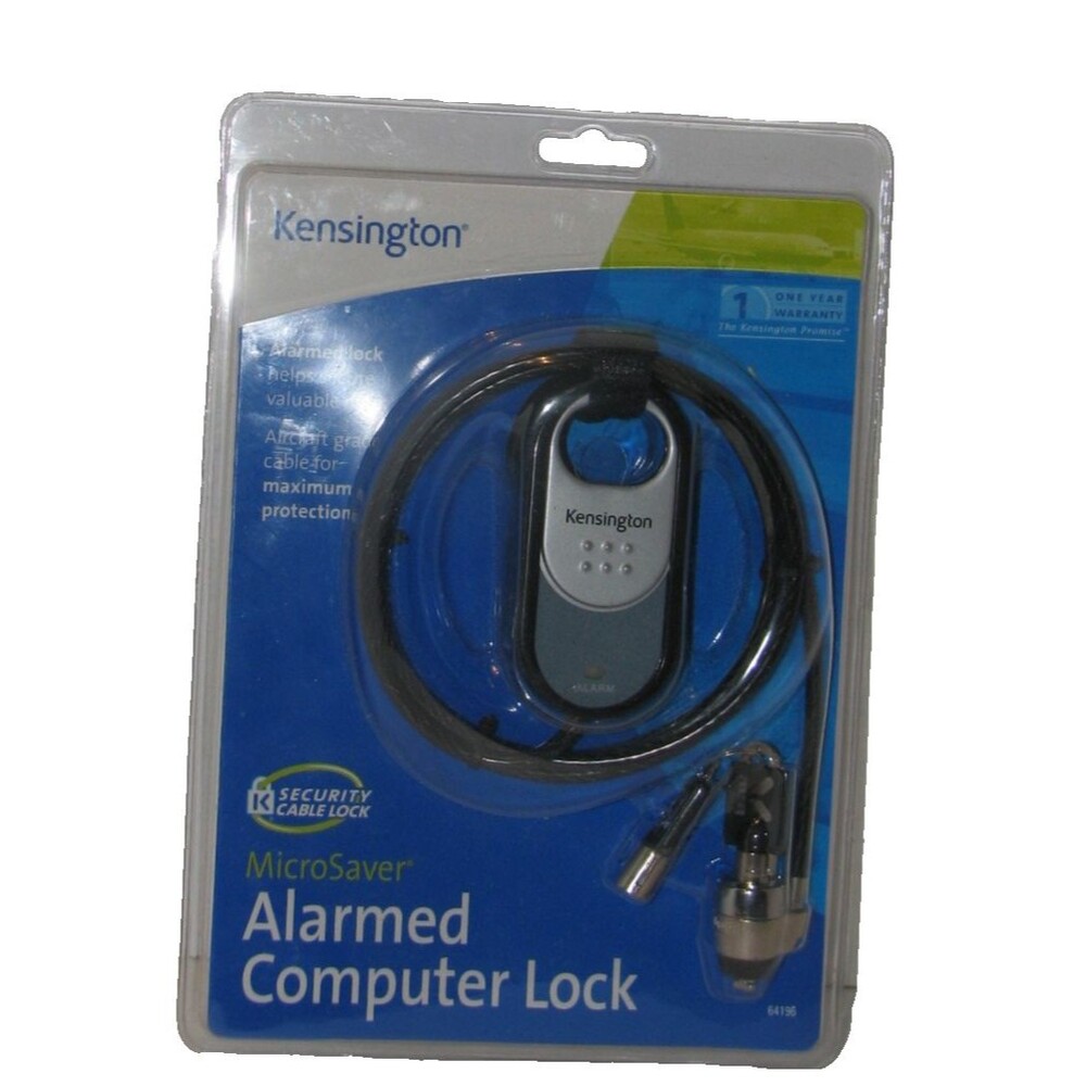 Kensington Microsaver Alarmed Computer Lock 64196-NEW Sealed